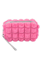 Load image into Gallery viewer, Faux Fur Quilted Pouch