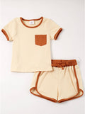 Girl’s Retro Shorts Set