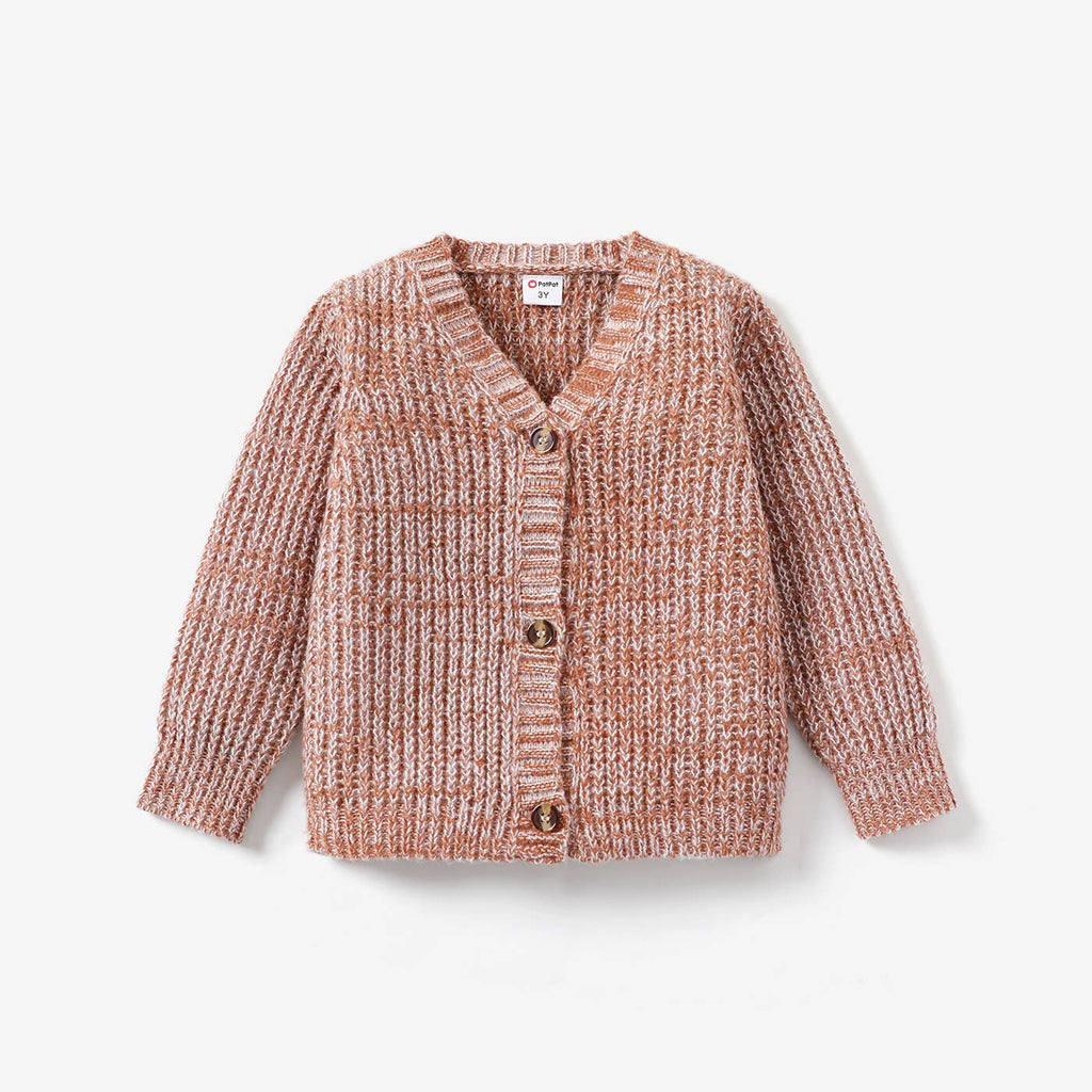 Baby & Toddler Unisex Knitted Button Sweater Cardigan