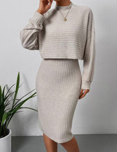 Load image into Gallery viewer, Sweater Dress with Top