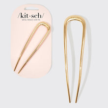 Load image into Gallery viewer, Metal French Hair Pin - Gold