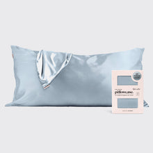 Load image into Gallery viewer, King Satin Pillowcase - Haze Blue