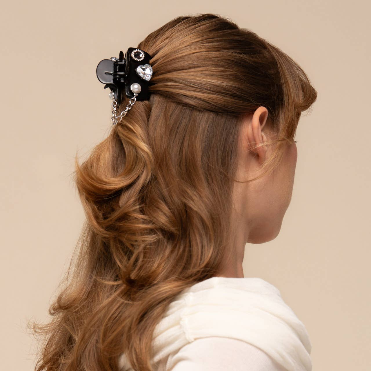 KitschPop™️ Cloud Clip 7pc Set Vintage- Black