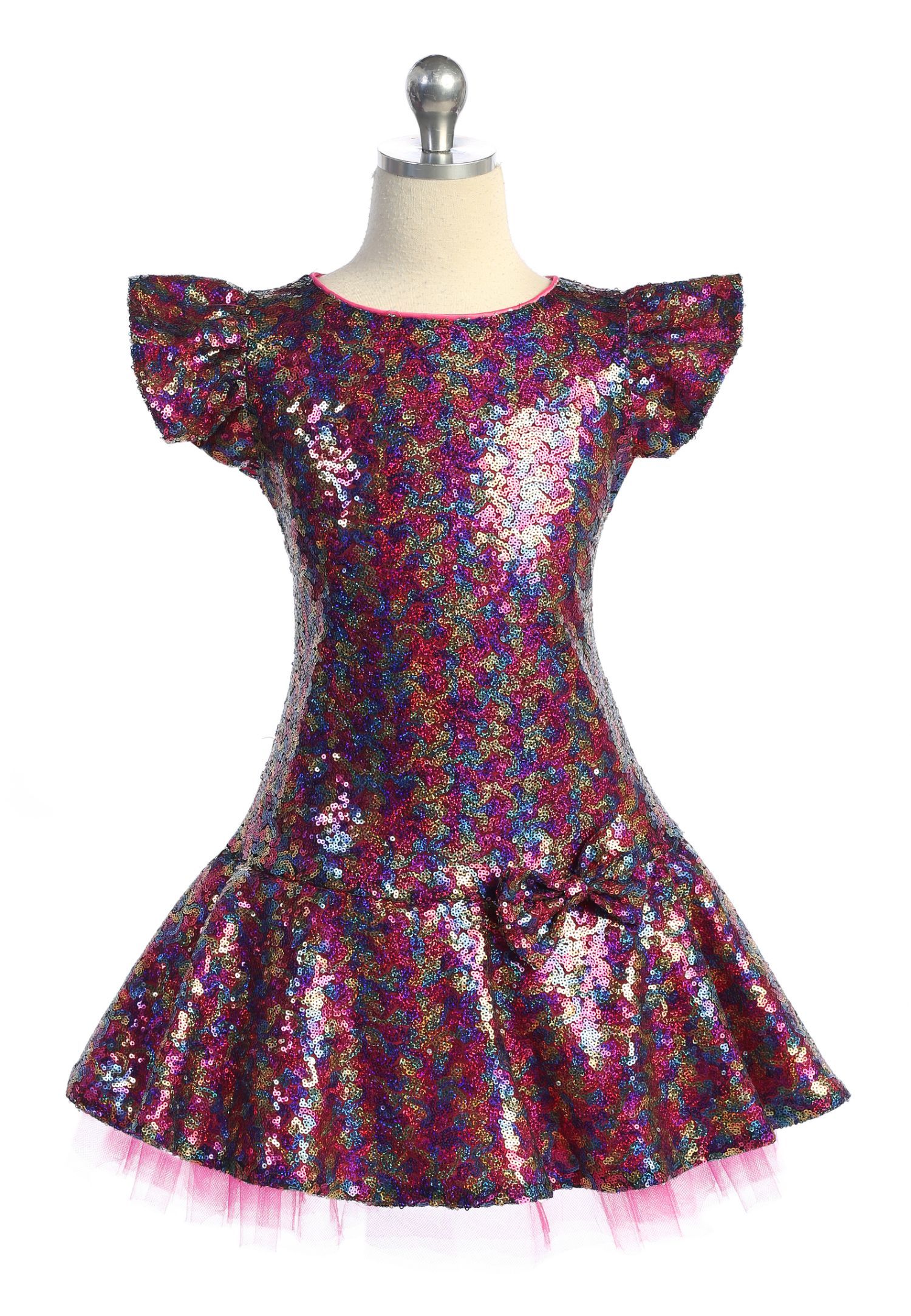 Rainbow Sequin Dress Lucianna's Boutique Rainbow Sequin Dress Lucianna's Boutique