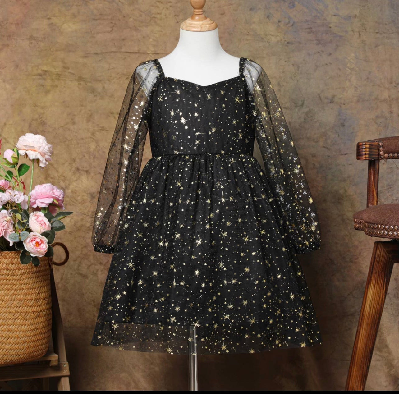Star Print Dress