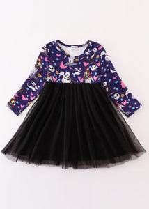 Black Halloween Ghost Tutu