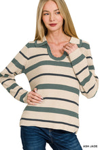 Load image into Gallery viewer, Striped Knit Sweater