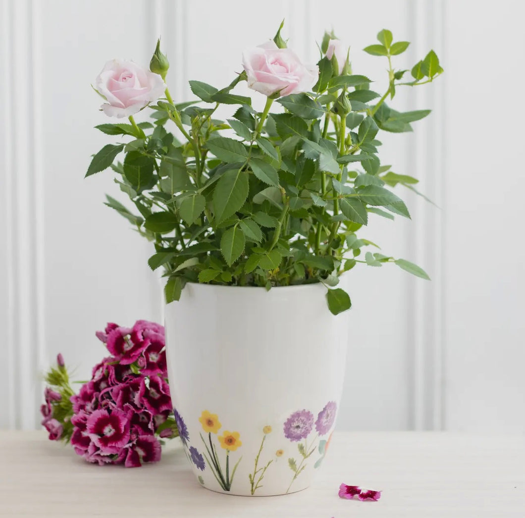 Wildflower Ceramic Vase