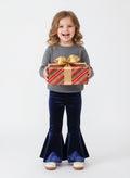 Velvet Bell Bottom Pants