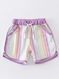 Girl’s Striped Shorts