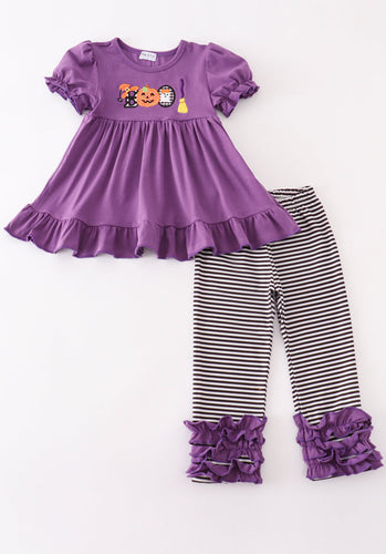 Purple Pumpkin Boo Set