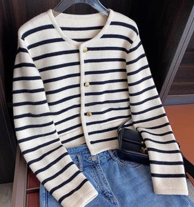 Striped Cardigan