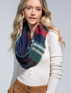 Green Infinity Scarf