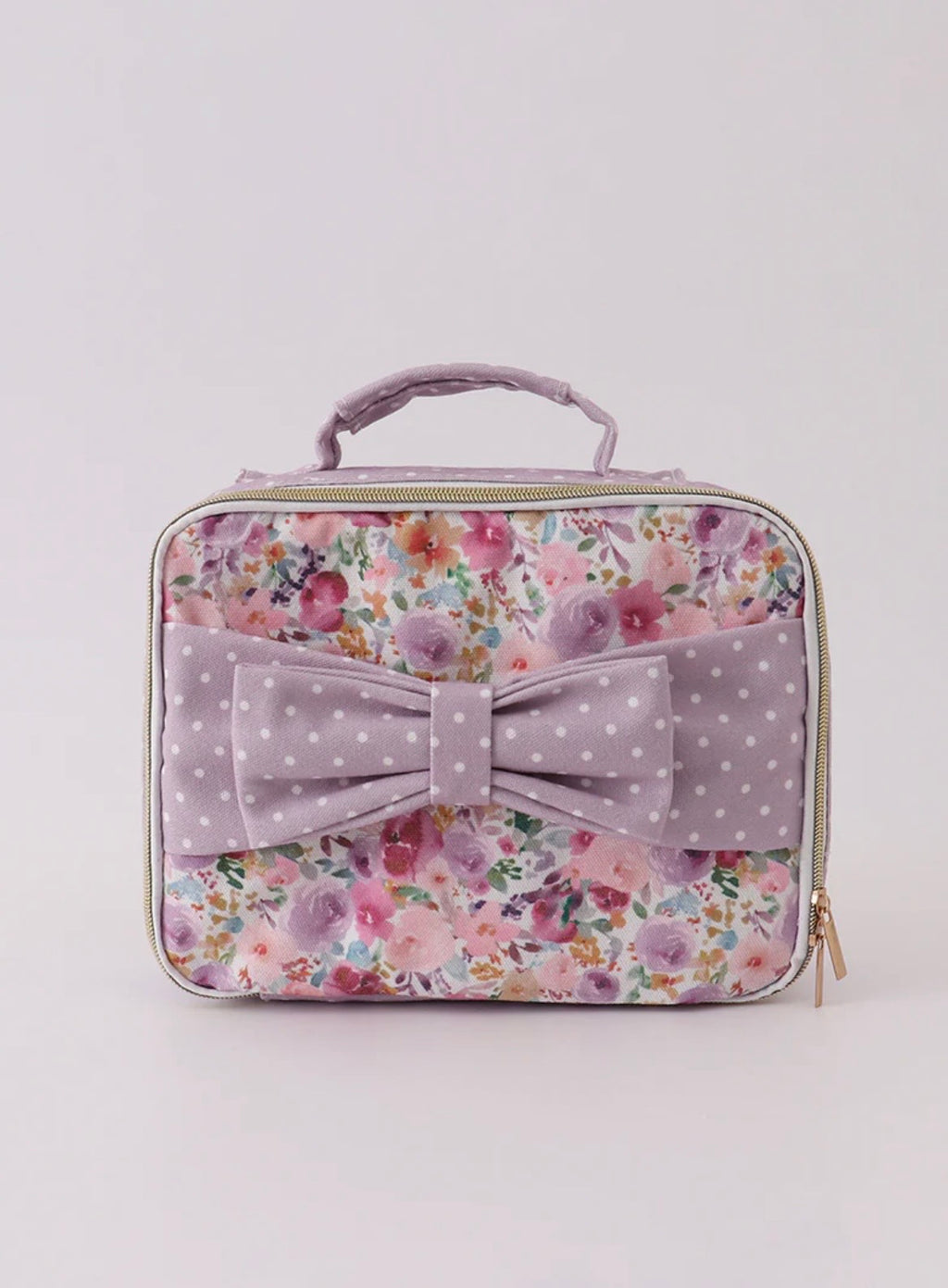 Purple Canvas Lunch Bag