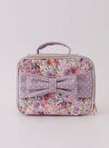 Purple Canvas Lunch Bag