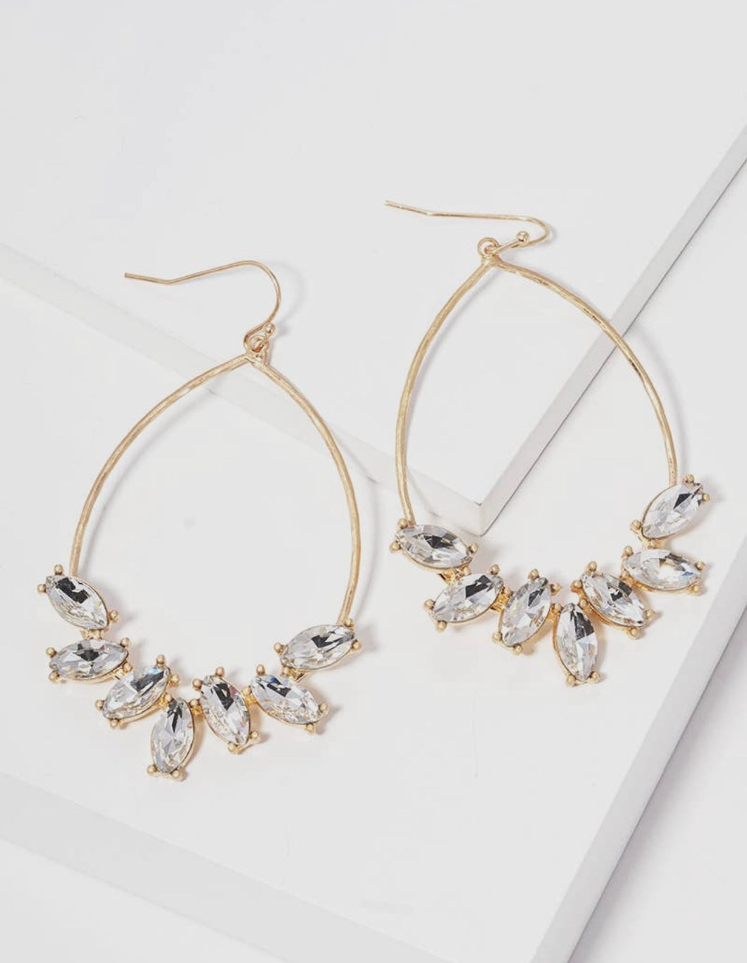 Teardrop Crystal Earrings