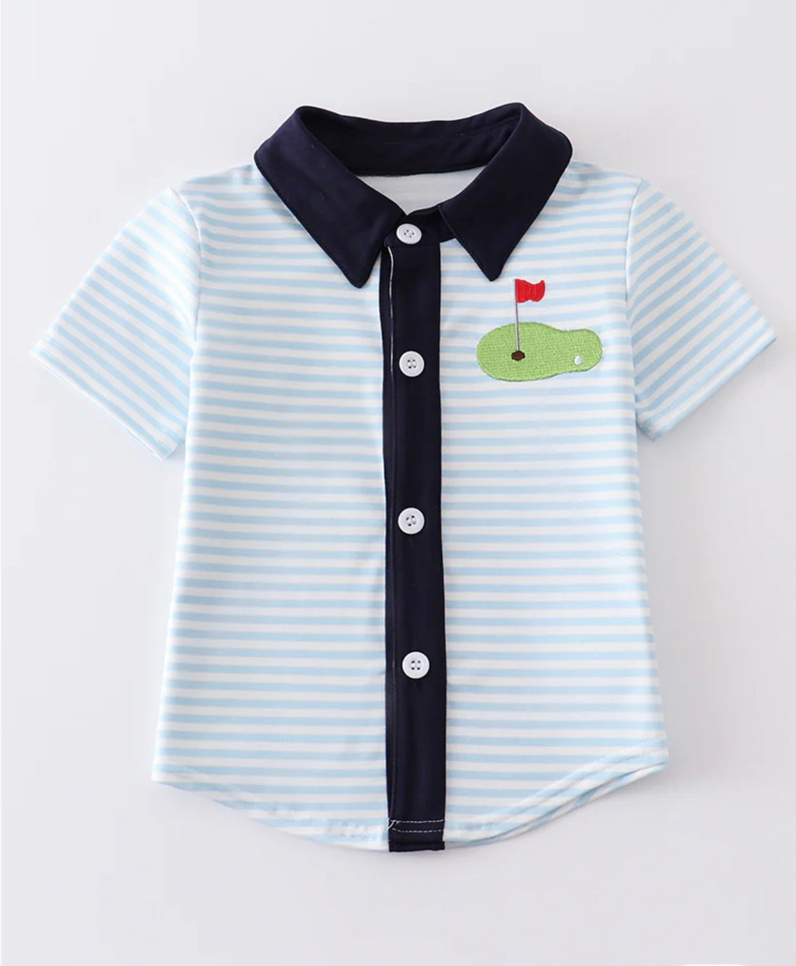 Embroidered Golf Top