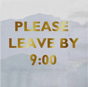 Leave by 9 Napkins