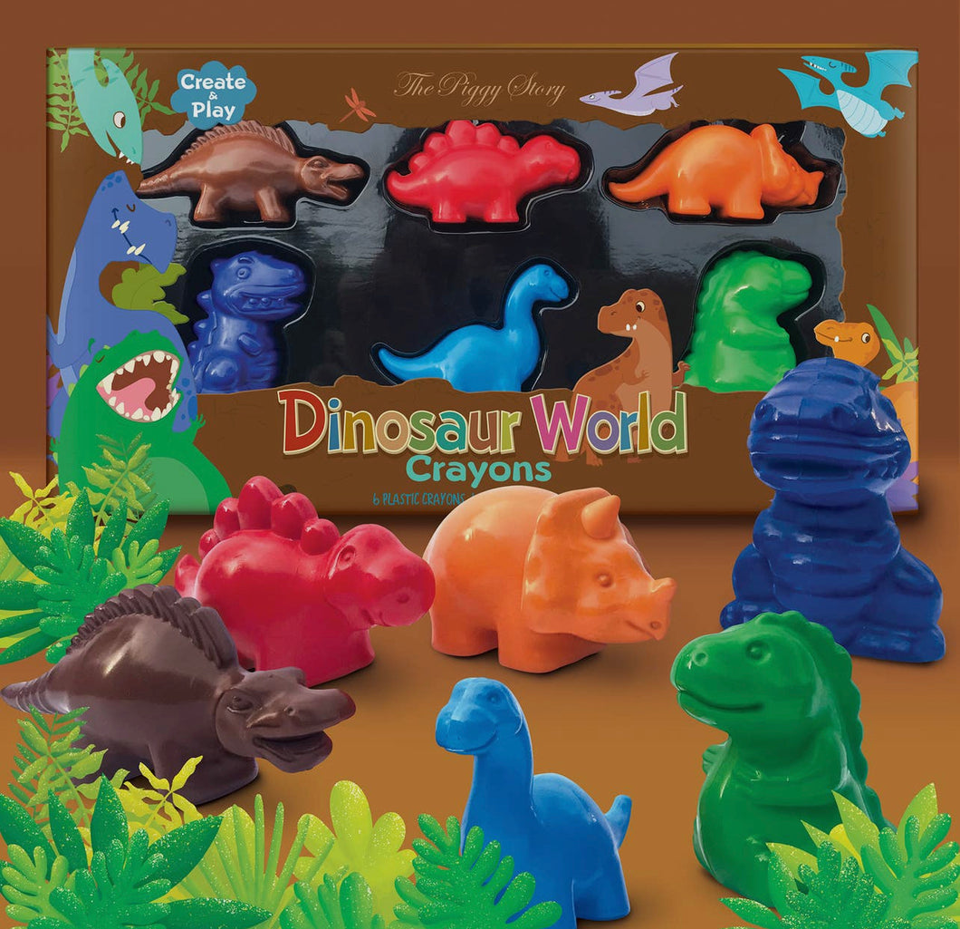 Dinosaur Crayons