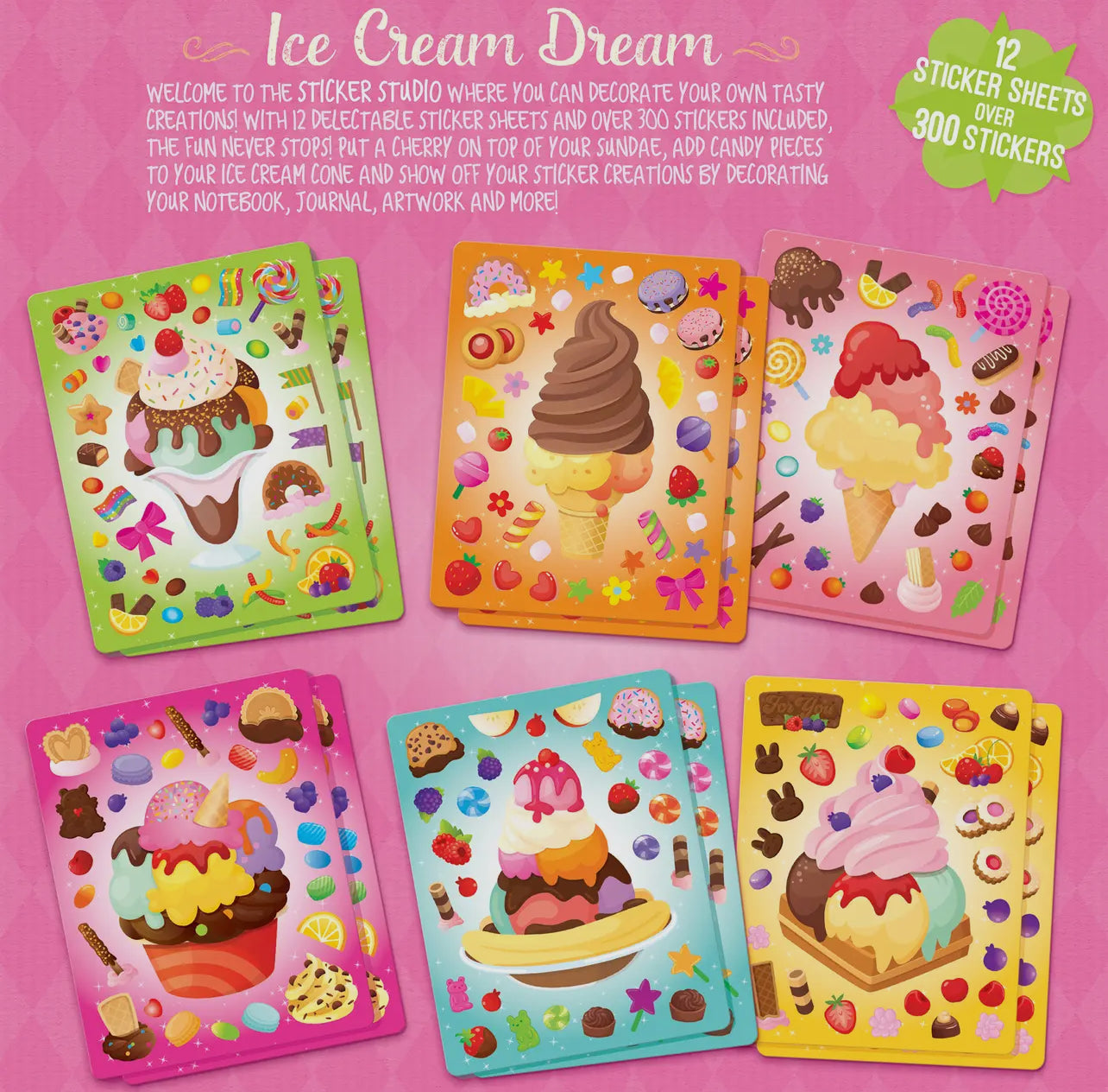 Ice Cream Sticker Book