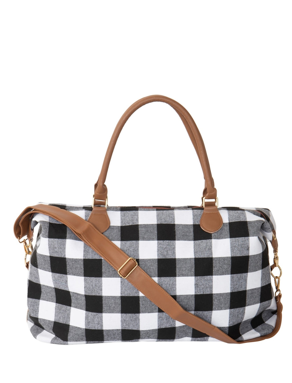 Buffalo Plaid Duffle Bag