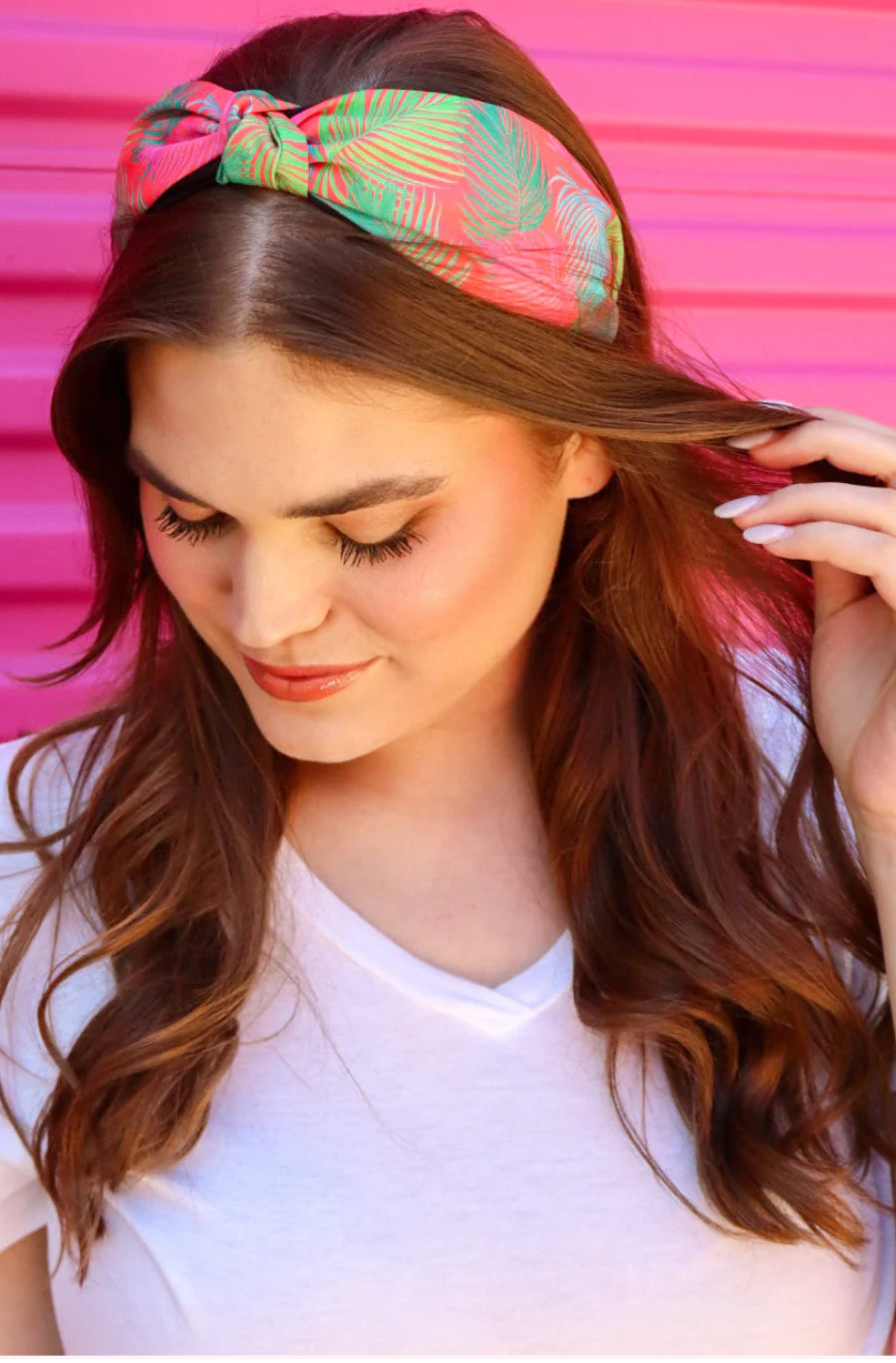 Malibu sunset headband/Floral headband