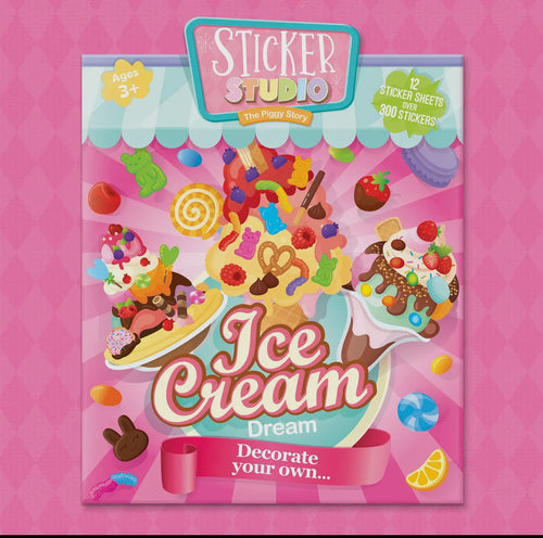 Ice Cream Sticker Book