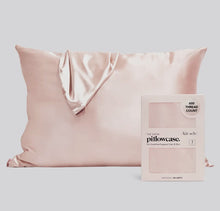 Load image into Gallery viewer, Satin Blush Pillow Case