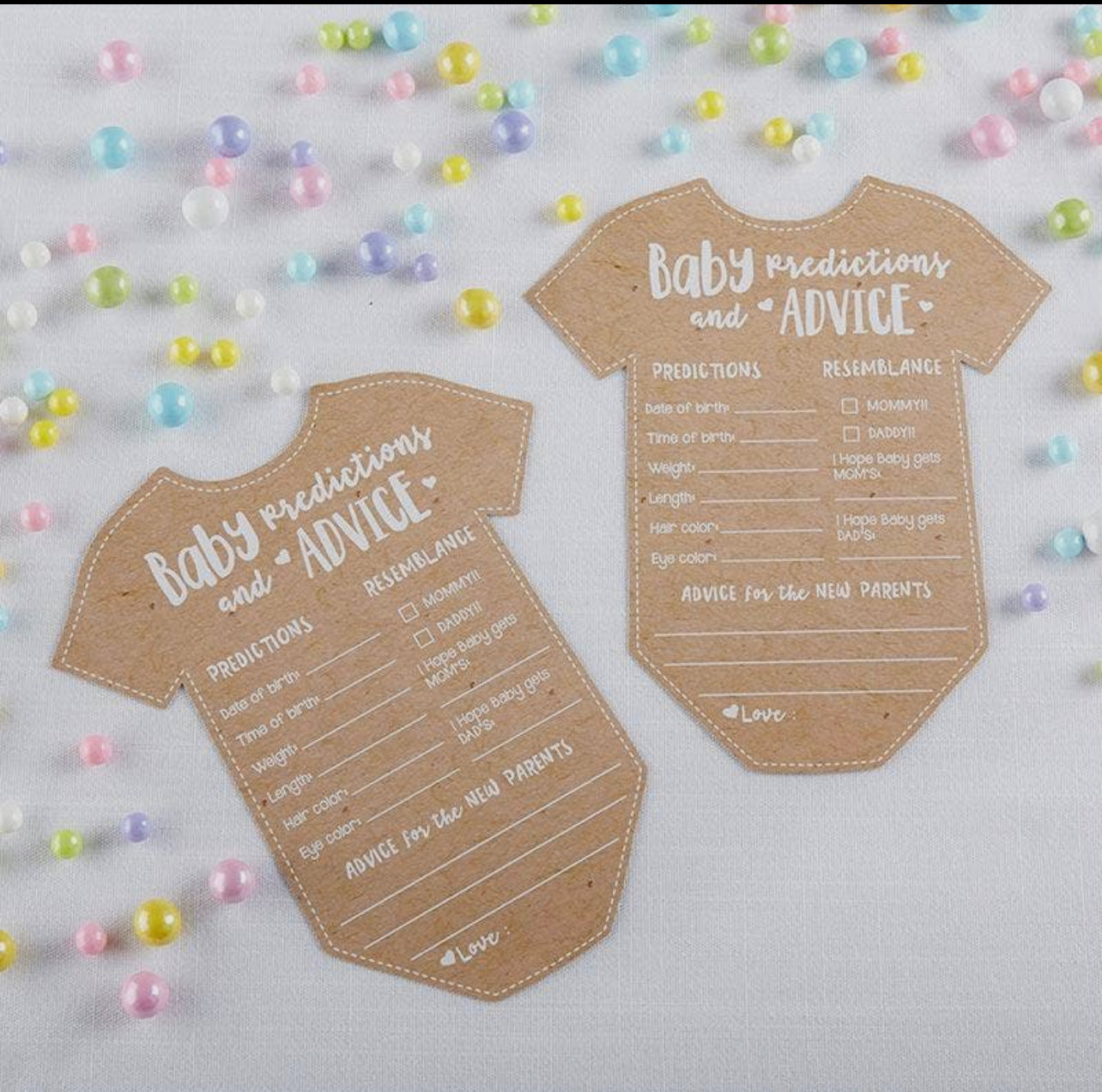 Baby Prediction Cards