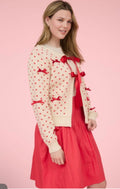 Heart and Bow Detail Cardigan