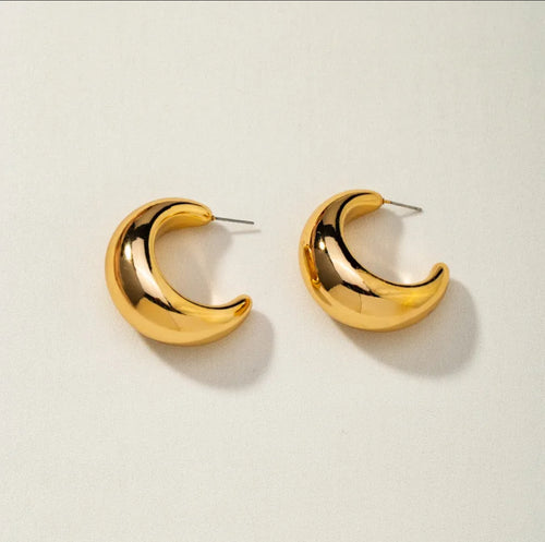 Large Gold Hoops