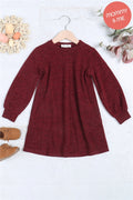 Wine Sweater Dress