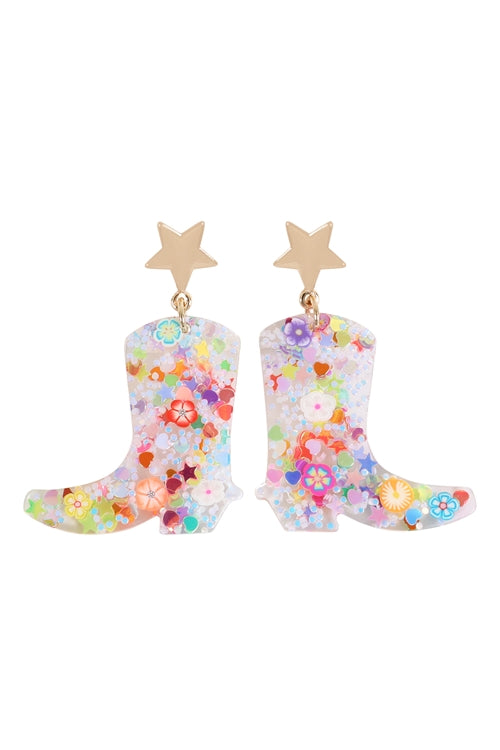 Cowboy Boots Earrings