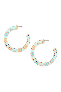 Moroccan Wood Earrings