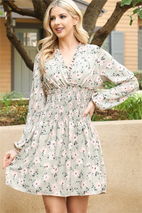 Floral Smocked Dress
