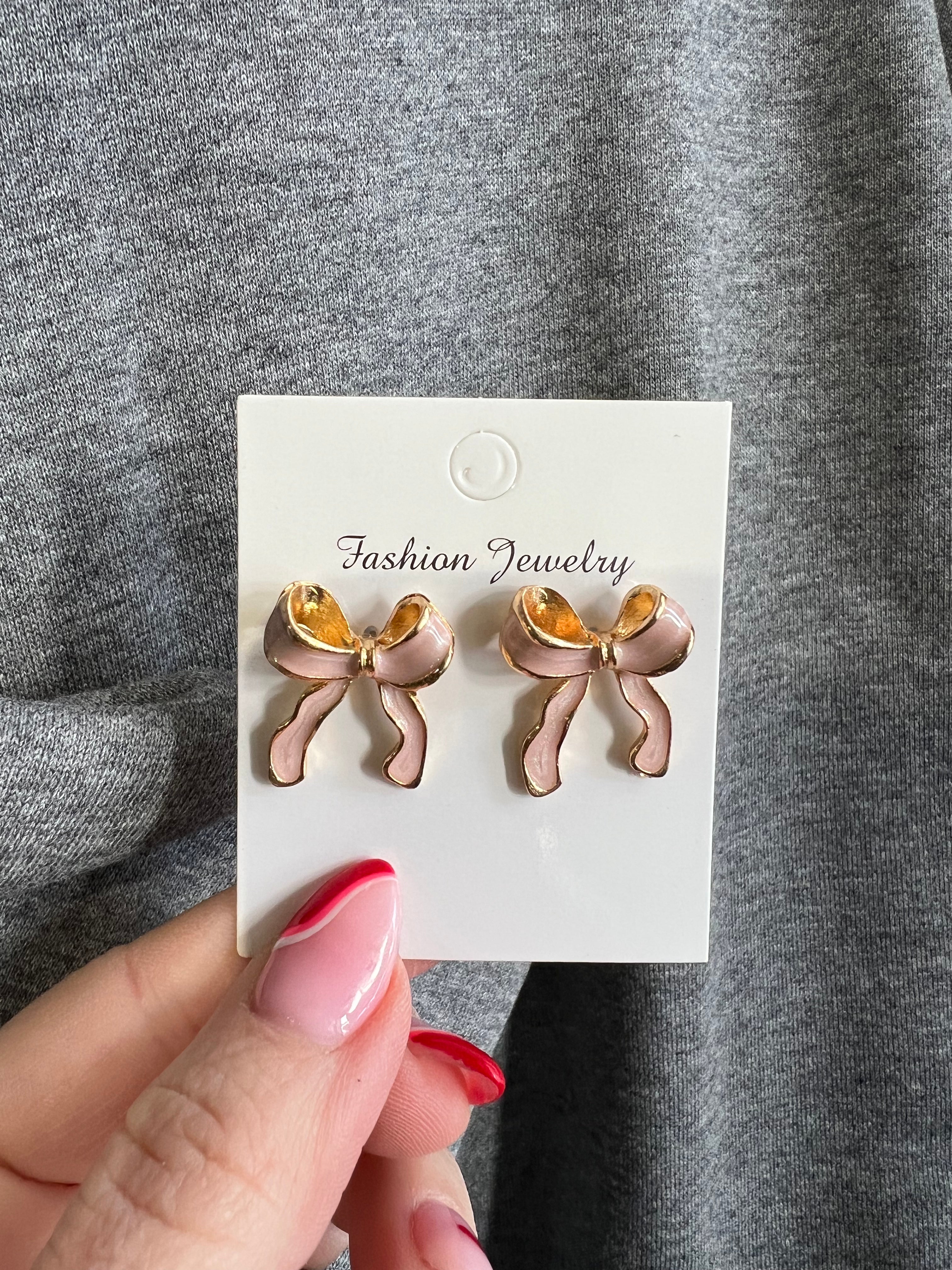 Bow Stud Earrings