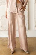 Satin Wide Leg Pants
