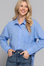 Load image into Gallery viewer, Long Sleeve Woven Shirt