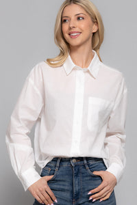 Long Sleeve Woven Shirt