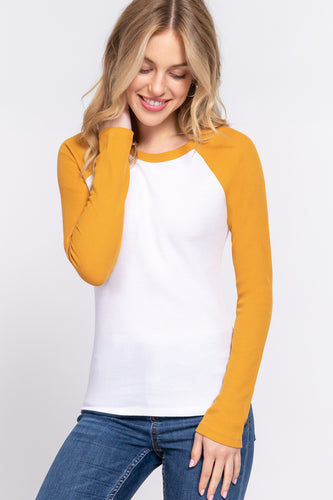 Mustard Baseball Tee