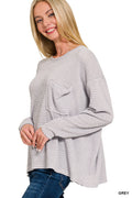 Soft Chunky Waffle Top