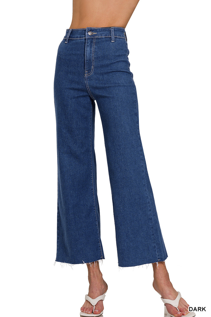 High Waist Wide Denim
