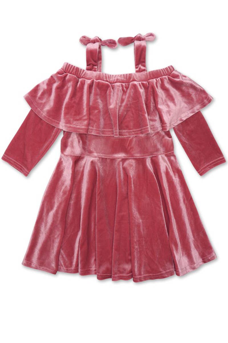 Toddlers Velvet Holidays Dress