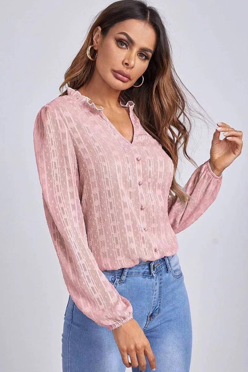 Long sleeve blouse