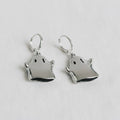 Playful Ghost-Themed Drop Earrings