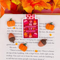 My Weekend is All Booked Apple Cider Magnetic Bookmark