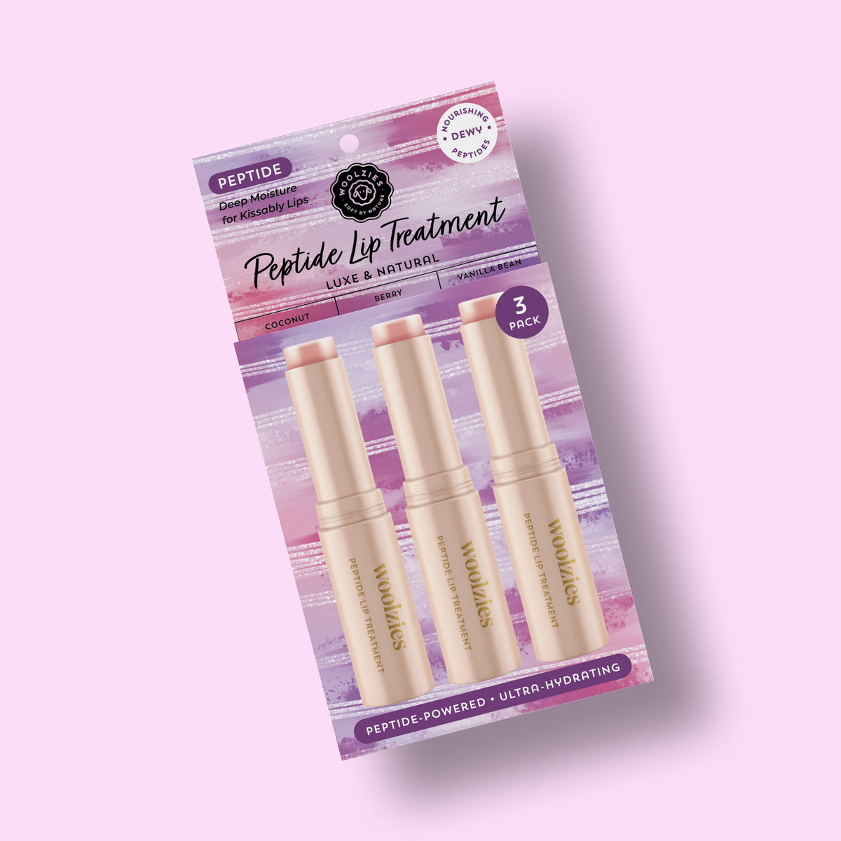 Peptide Lip Treatment Trio – Luxe & Natural | 3 Pack