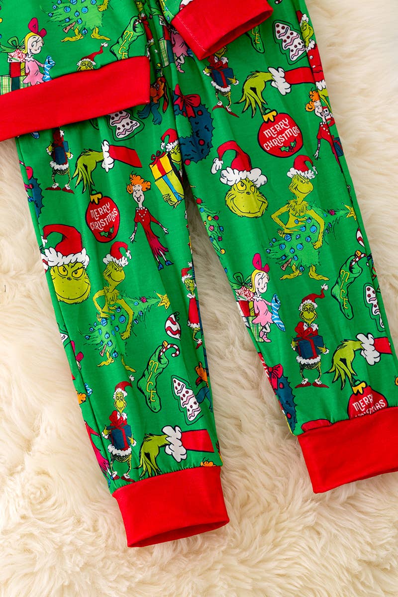 Grinch Pajama Set