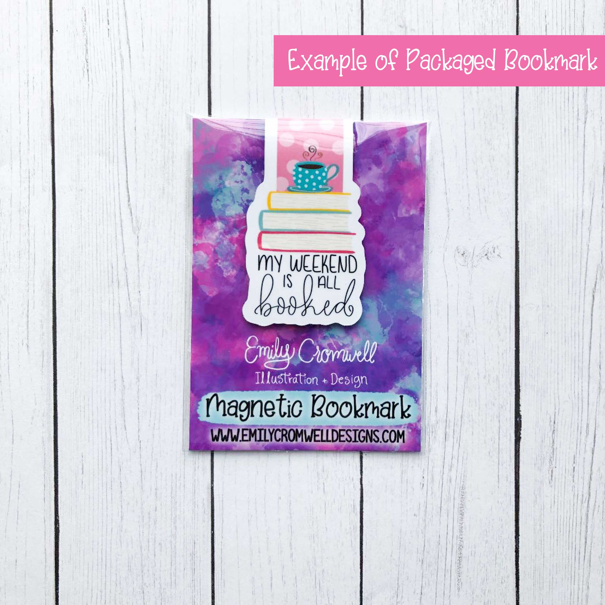 Fall Bookshop Magnetic Bookmark