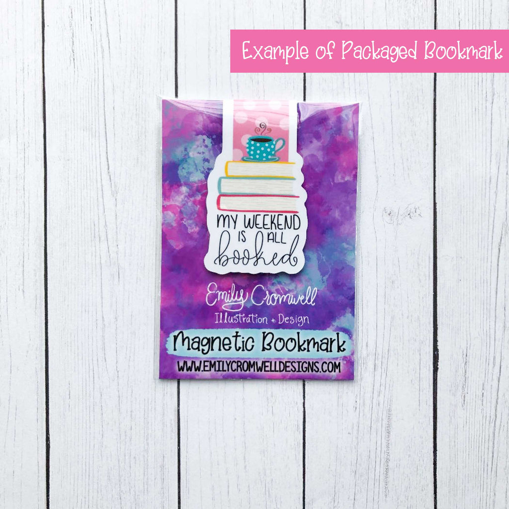 Fall at Book Lover's Lane Admission Ticket Magnetic Bookmark